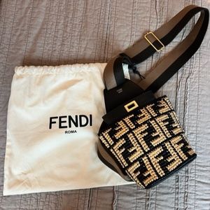 FENDI - FF Rafia Guitar Bag